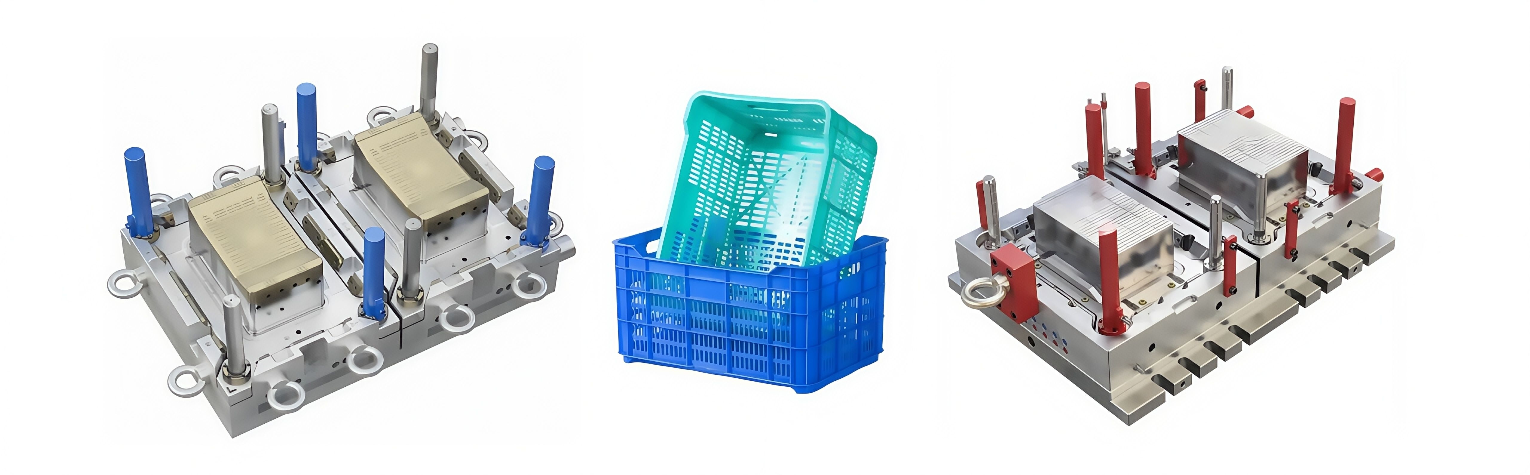 Injection crate box molds factory